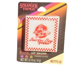 Netflix Stranger Things Surfer Boy Pizza Pineapple Lip Gloss by Tasty Cosmetics